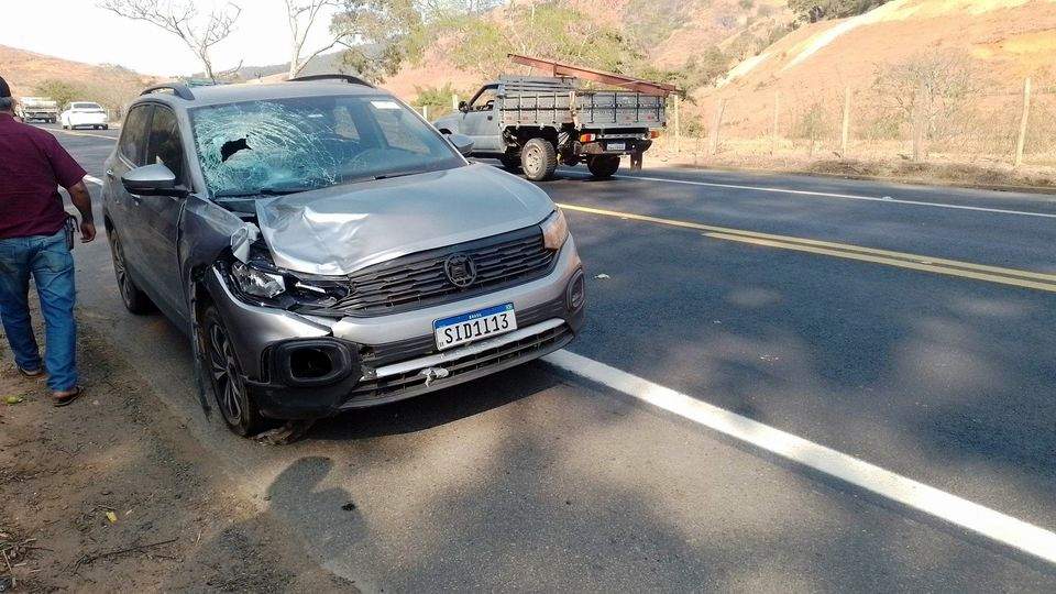 Uma vítima fatal: Casal é atropelado na BR-262, em Abre Campo