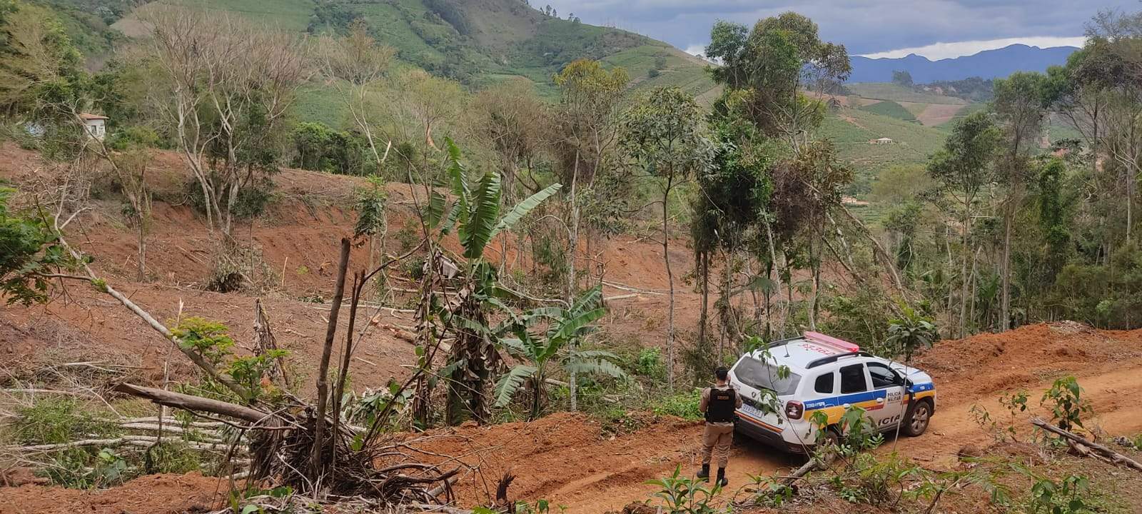 Dois homens são autuados por desmatamento ilegal