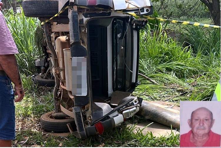 Orizânia: condutor de 68 anos morre em acidente na BR-116