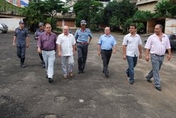 Comando do Corpo de Bombeiros visita terrenos em Manhuaçu