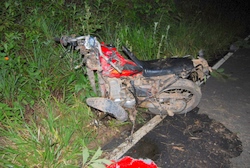 Motociclista morre ao bater de frente com carreta na MG-111
